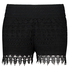 Crochetta Shorts, Czarny