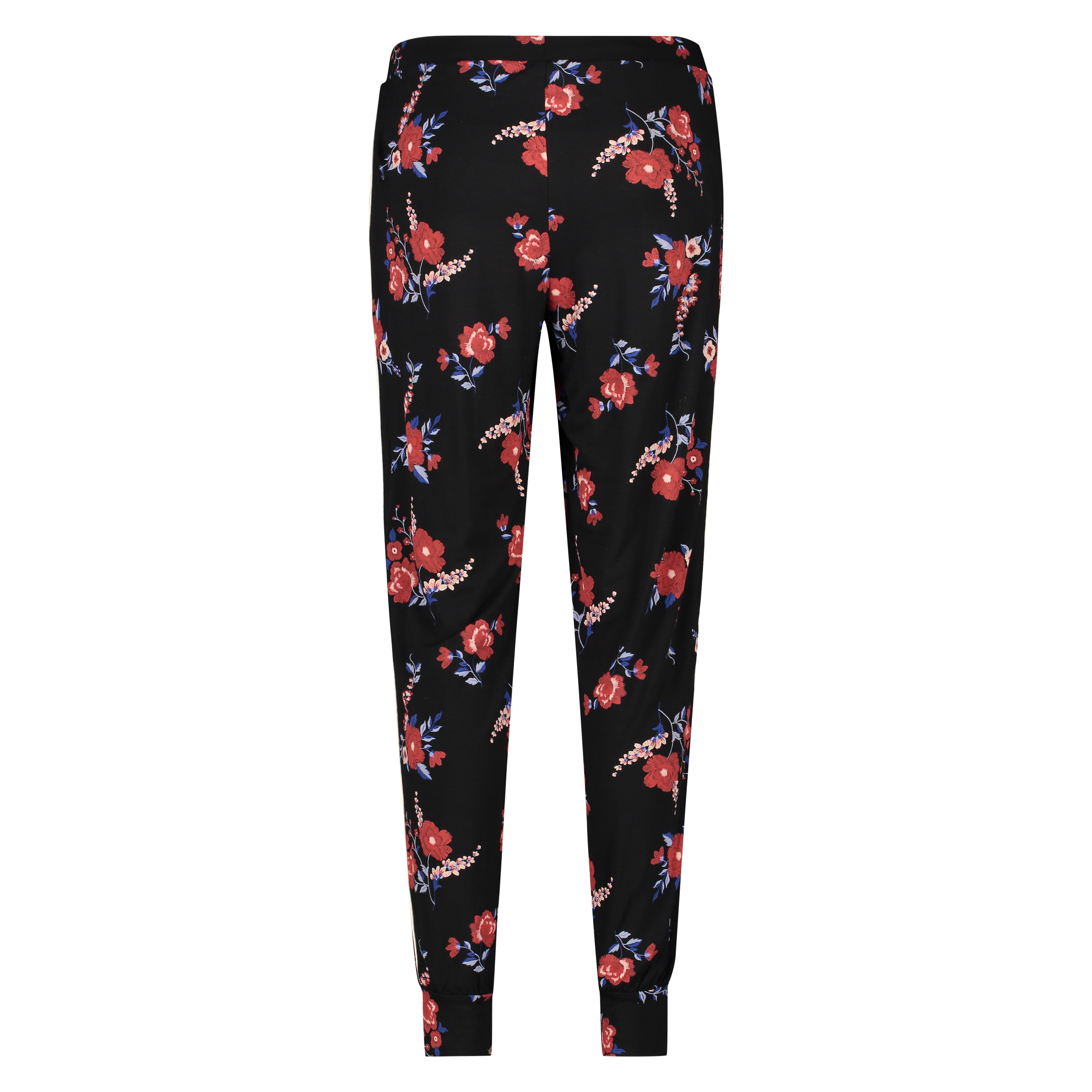 Dżersejowe spodnie od piżamy, Czarny, main