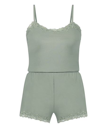 Zestaw piżamowy, Zielony