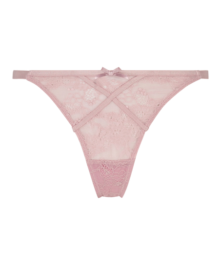 Wysoko wycięte stringi Corby, Fioletowy