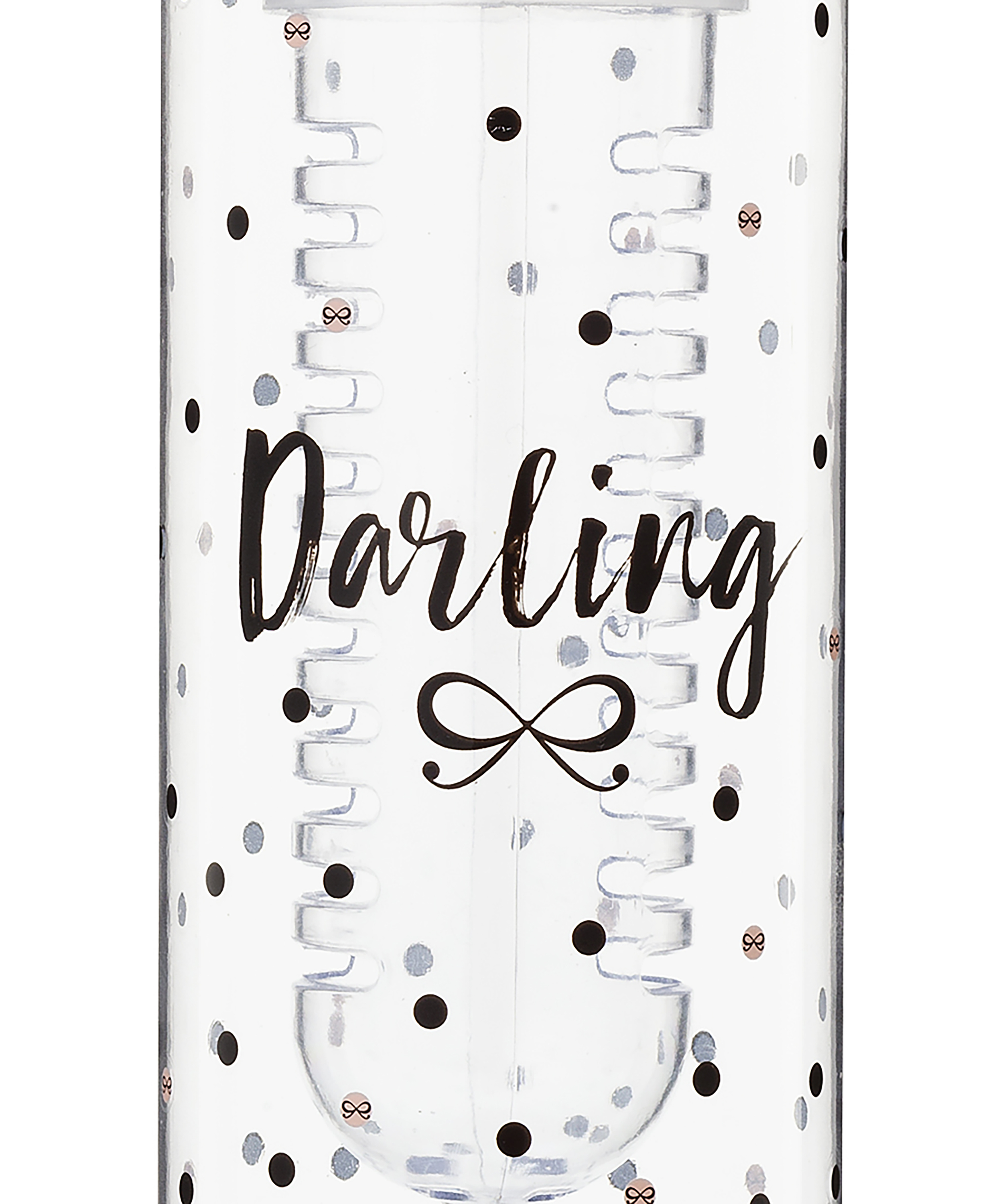 Branded Water bottle, Czarny, main