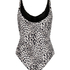 Kostium kąpielowy Leopard, Czarny