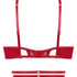 Biustonosz bralette Pleasure, Czerwony