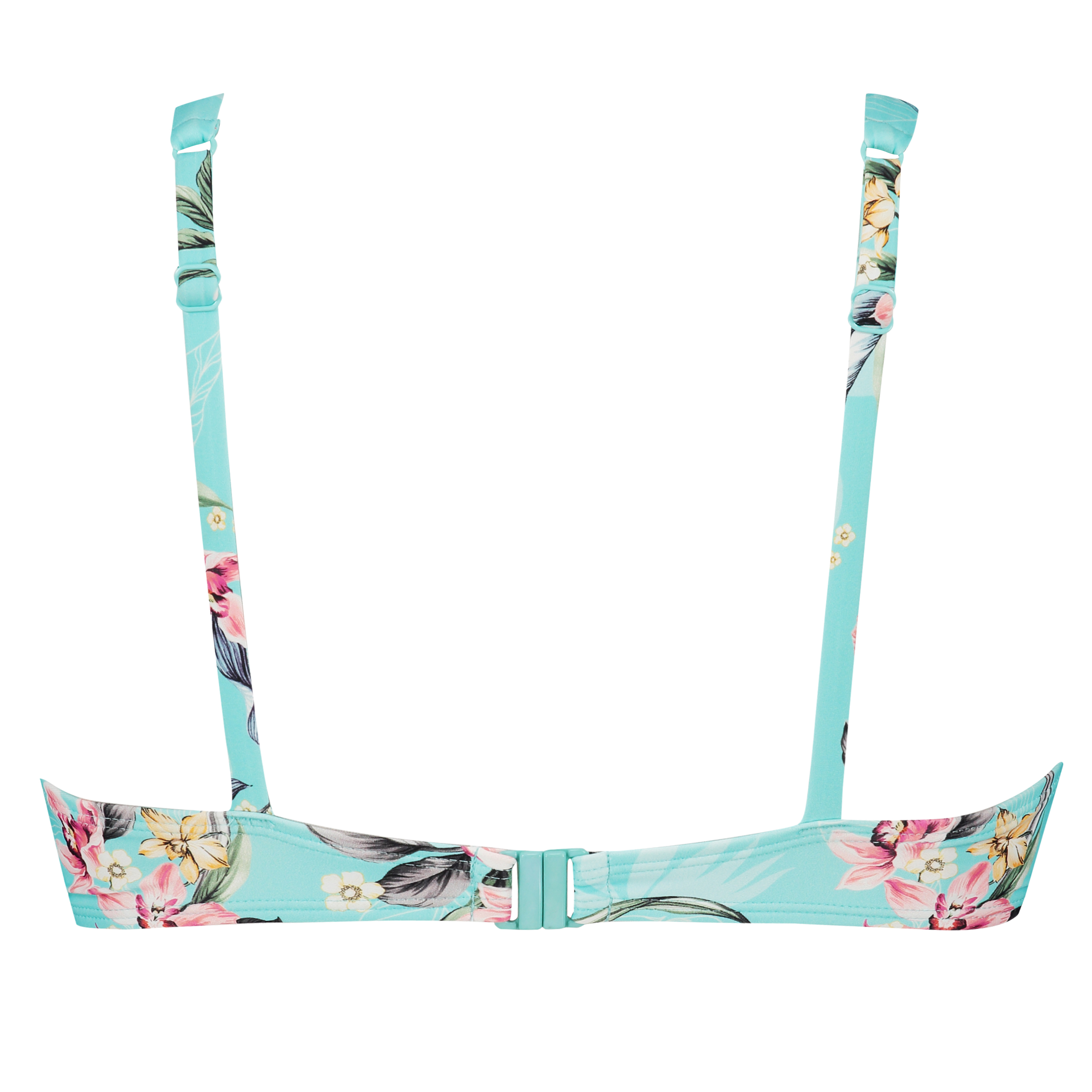 Beac non-padded underwired bikini top, Niebieski, main