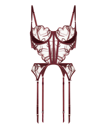 Gorset Olivia, Czerwony