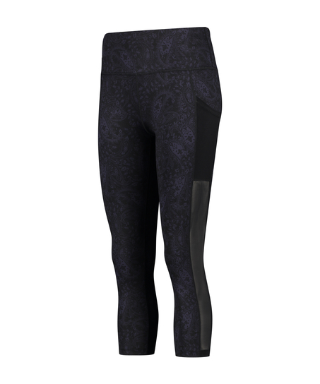 Rybaczki z wysokim stanem HKMX Oh My Squat, Czarny