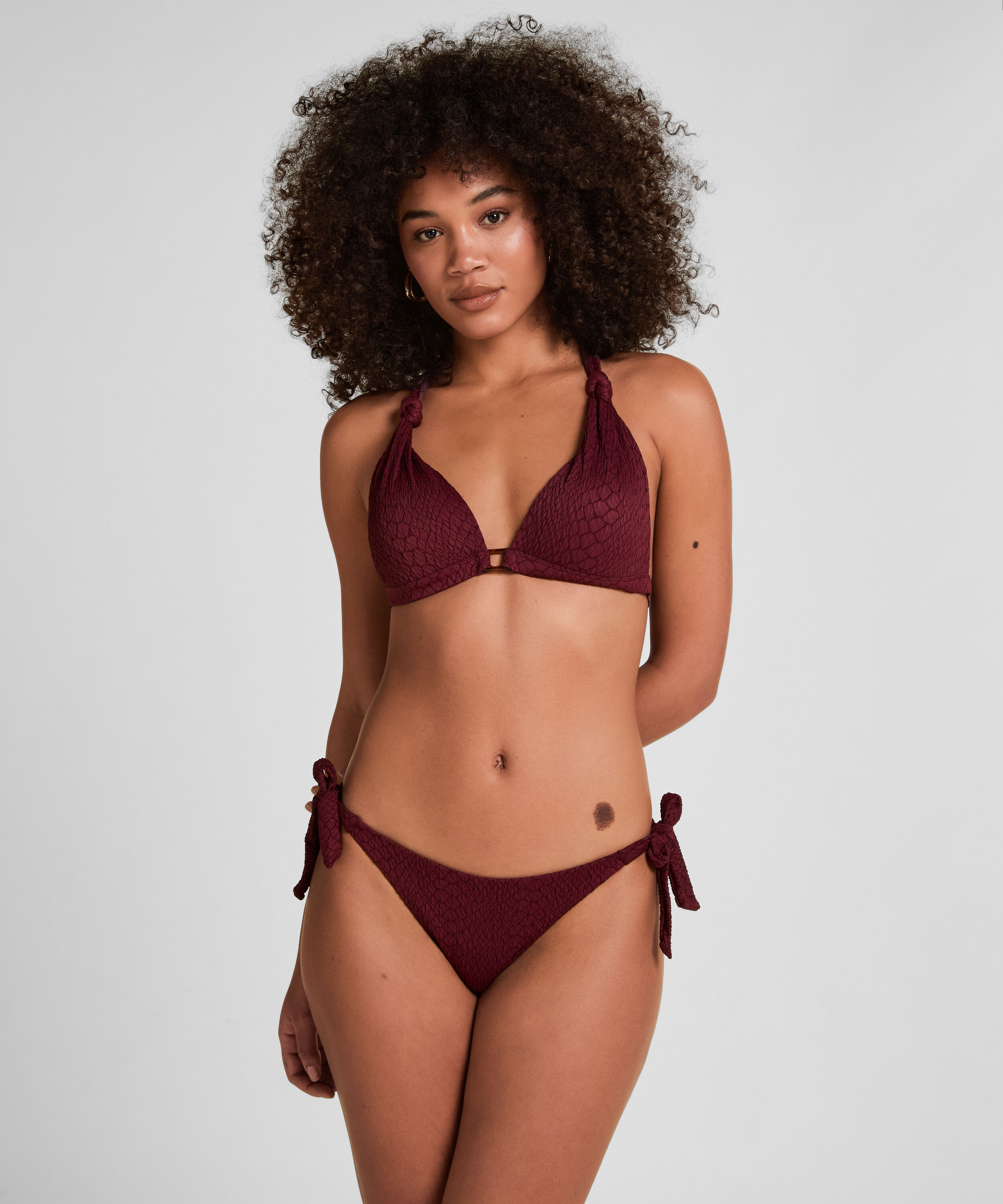 Figi Bikini Highleg Aruba, Fioletowy