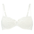 Secret Lace cotton padded underwired bra, Szary