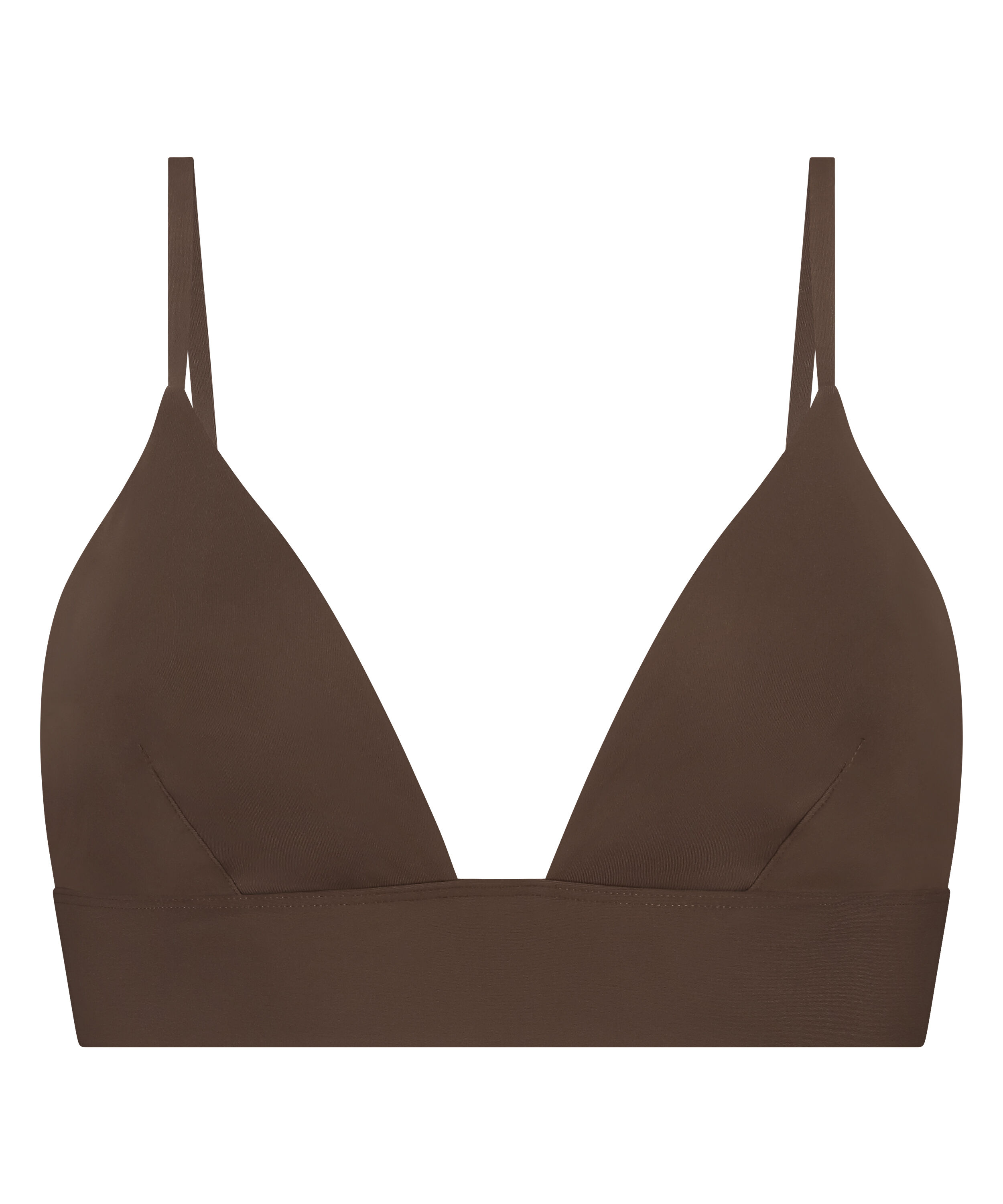 Tr&oacute;jkąt Bralette Smooth, Brązowy