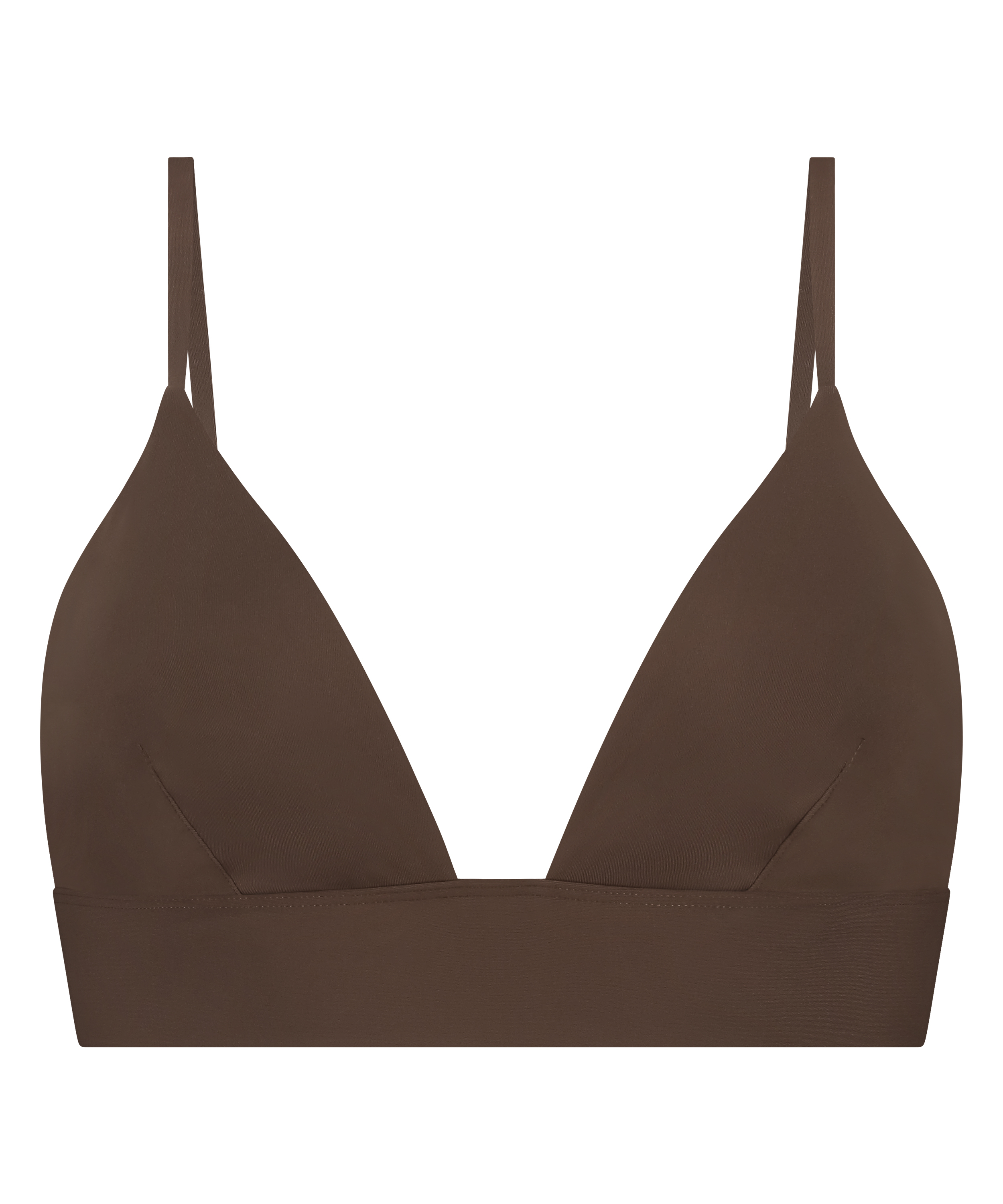 Tr&oacute;jkąt Bralette Smooth, Brązowy, main