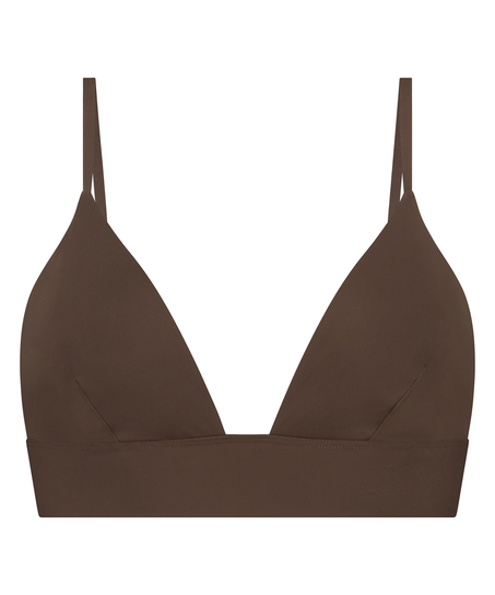Tr&oacute;jkąt Bralette Smooth, Brązowy