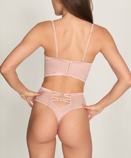 Stringi z wysokim wycięciem Rosa, R&oacute;żowy