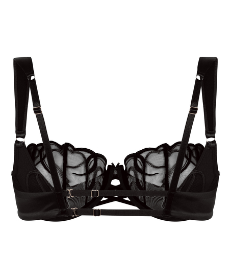 Biustonosz Olivia Usztywniony Bez Wkładek, Czarny