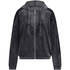 Velvet hoodie jacket, Szary