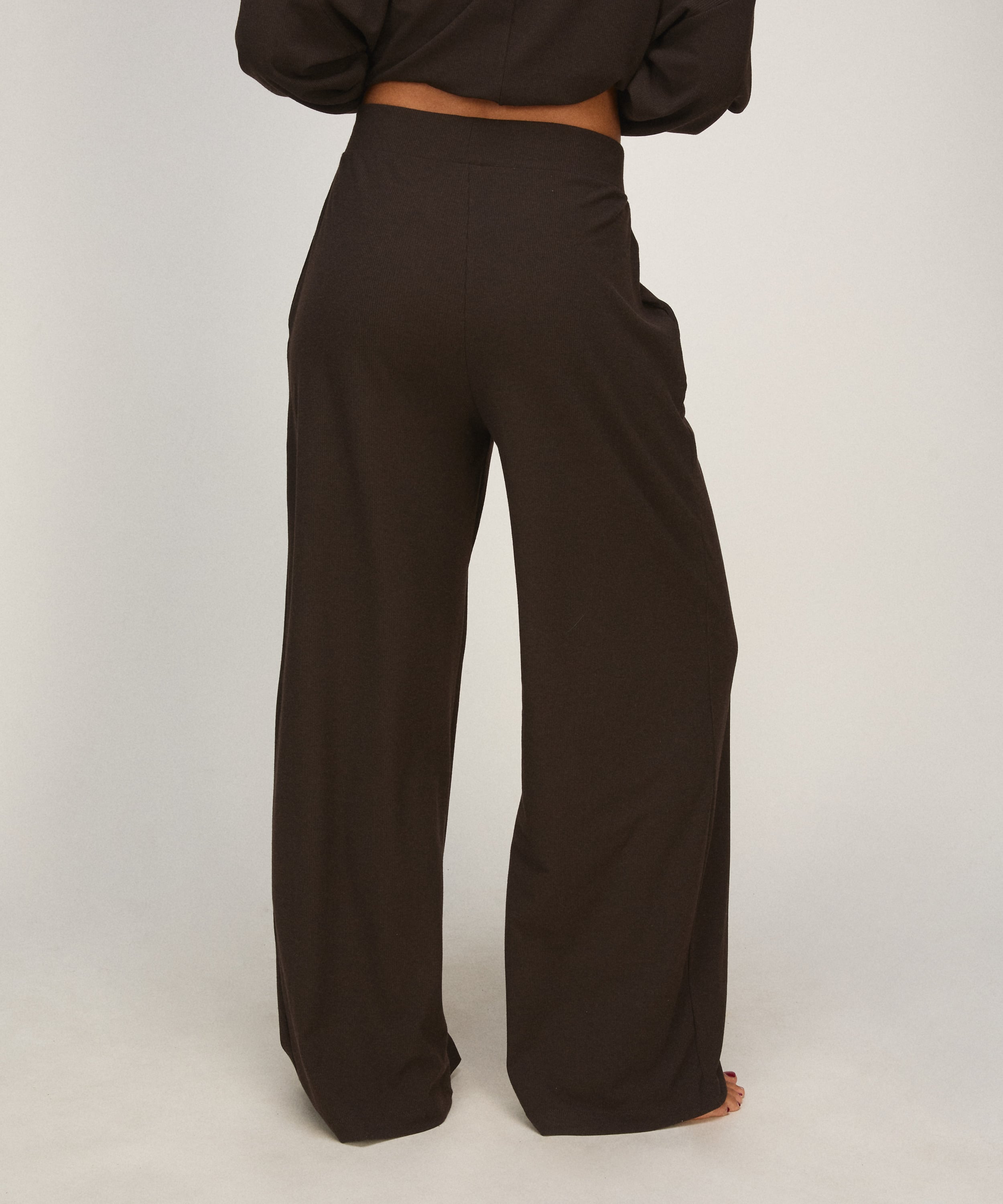 PANT WL PREMIUM RIB JERSEY, Brązowy, main