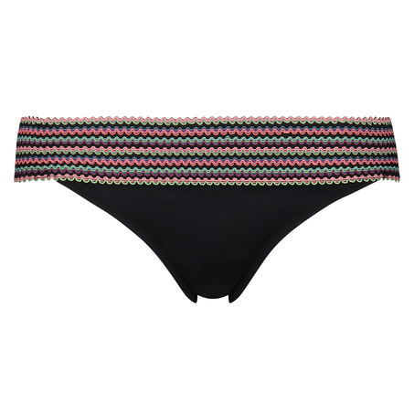 Paradise Brazilian Bikini Bottoms, Czarny