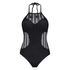 Borneo Mesh Swimsuit, Czarny