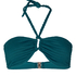 G&oacute;ra od Bikini Bandeau St Kitts, Zielony