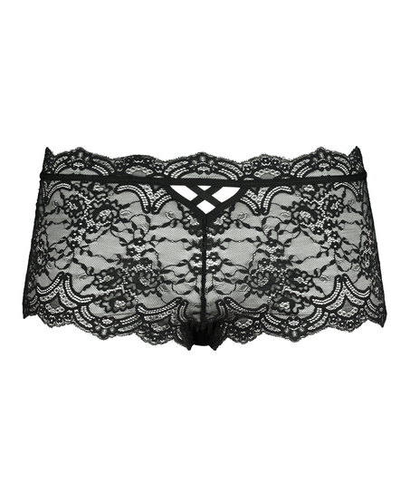 Bokserki Curvy May, Czarny