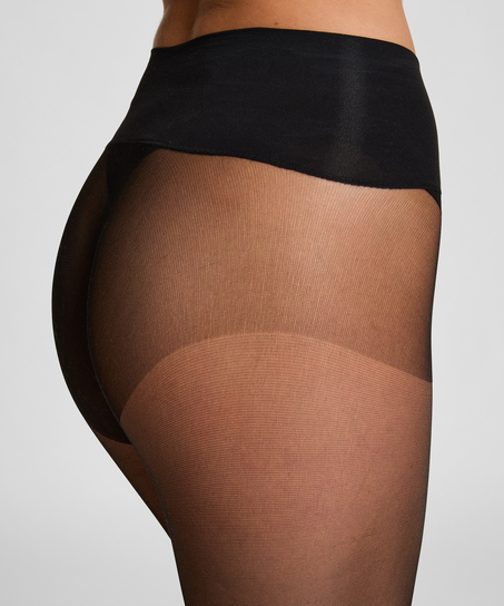 Rajstopy 20 Den Velvet Touch, Czarny