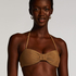 G&oacute;ra od bikini bandeau Goldie Shimmer, Ż&oacute;łty