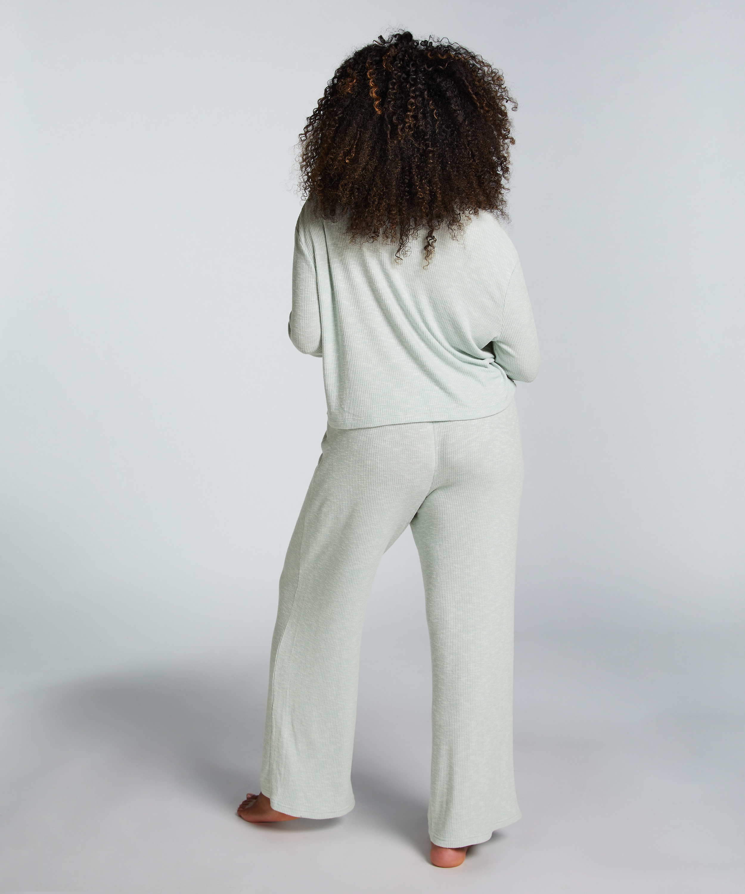 G&oacute;ra od piżamy z długim rękawem, Zielony, main