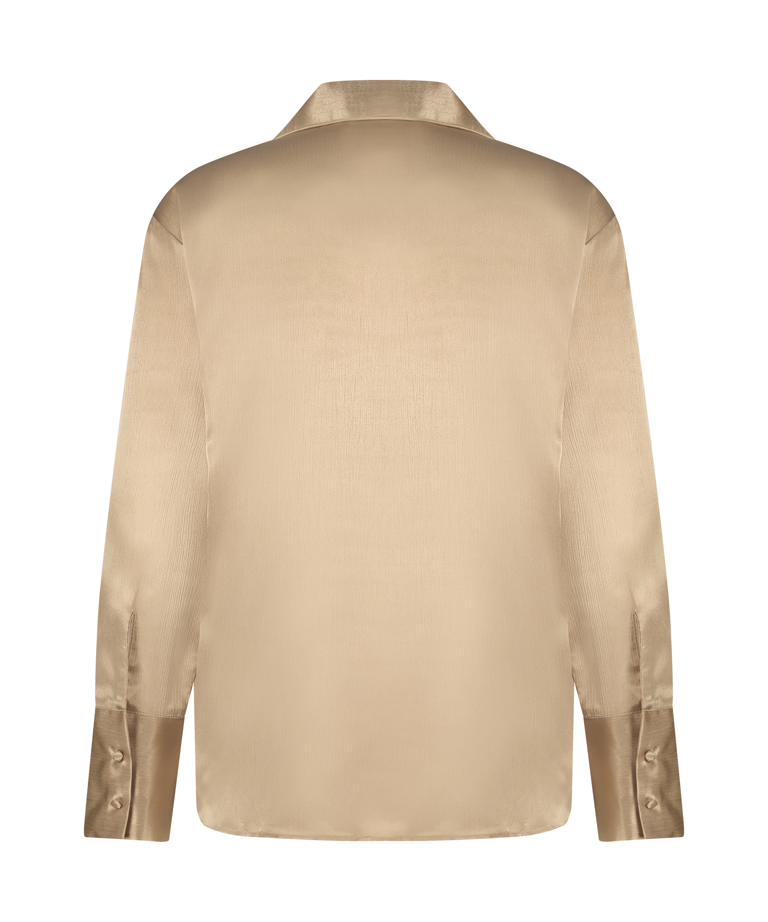 Kurtka z satyny z długimi rękawami, Ż&oacute;łty, main