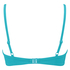 Padded bikini top Necklace wave, Niebieski