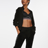 HKMX Velvet Sports Pants, Czarny