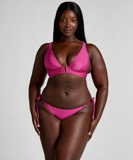Tr&oacute;jkątna g&oacute;ra od bikini Luna, R&oacute;żowy