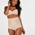 Sculpting scallop high waisted brief - Level 3, Beżowy