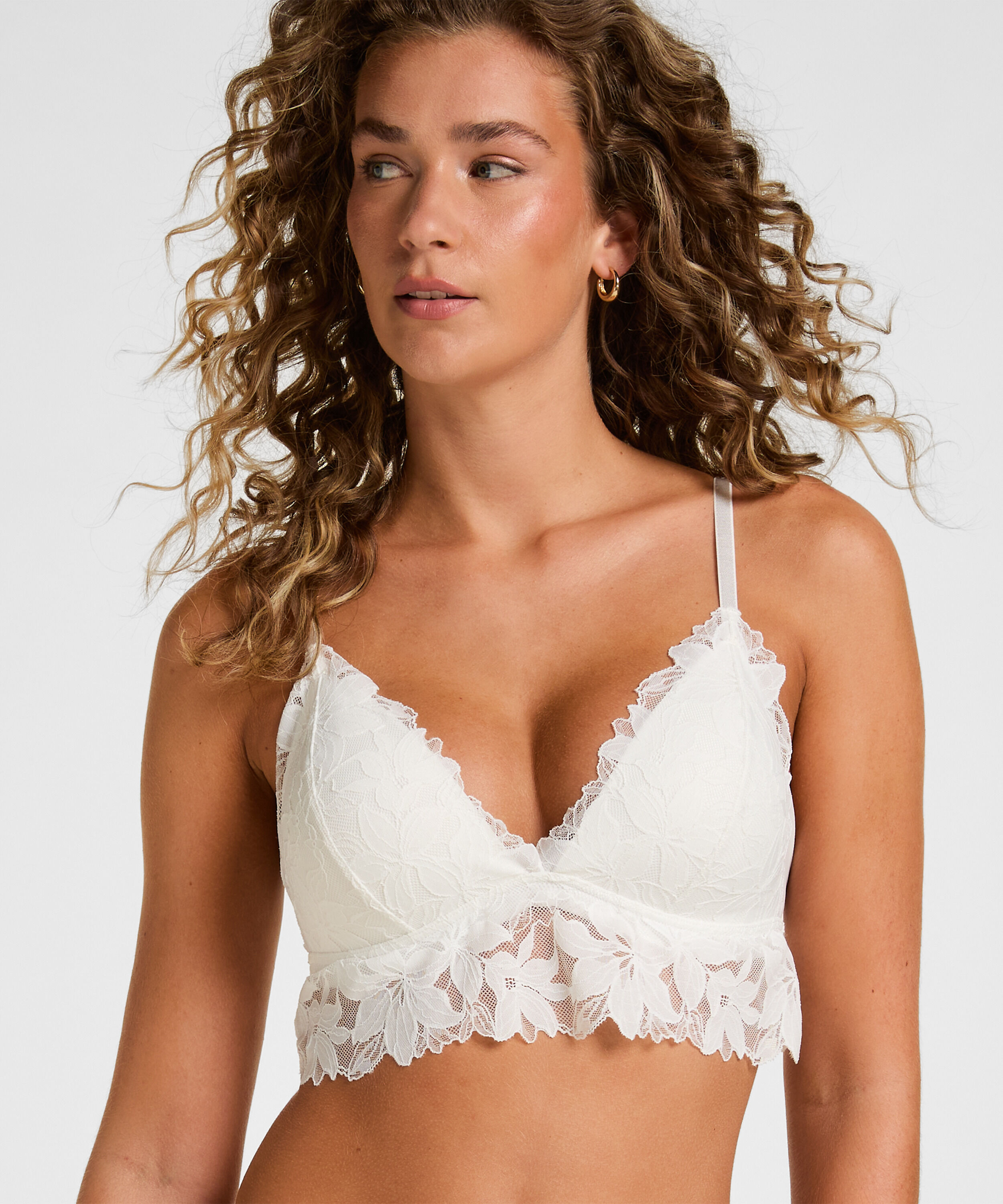 Bralette Aveline, Biały