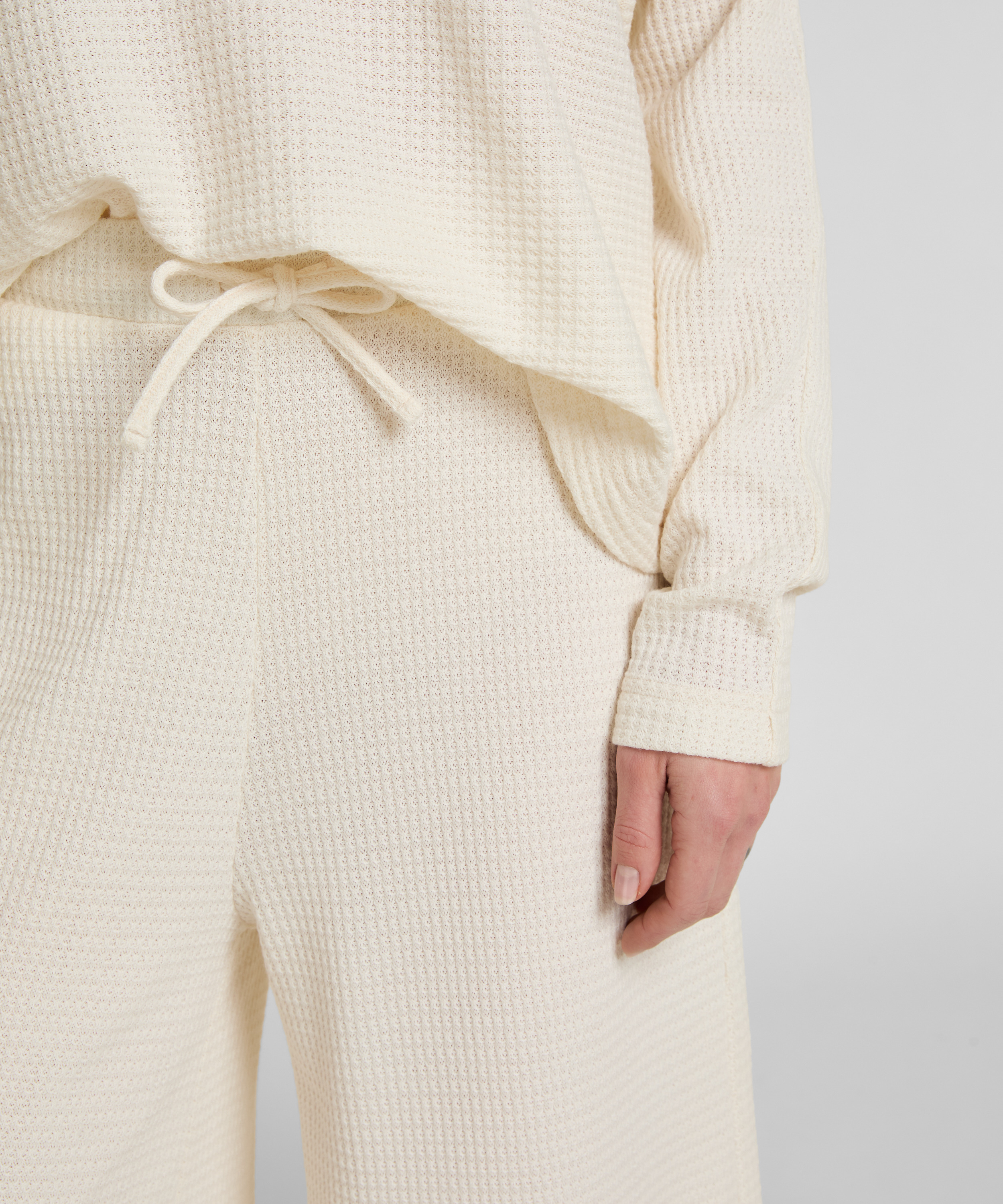 Spodnie Waffle Tracey, Biały, main