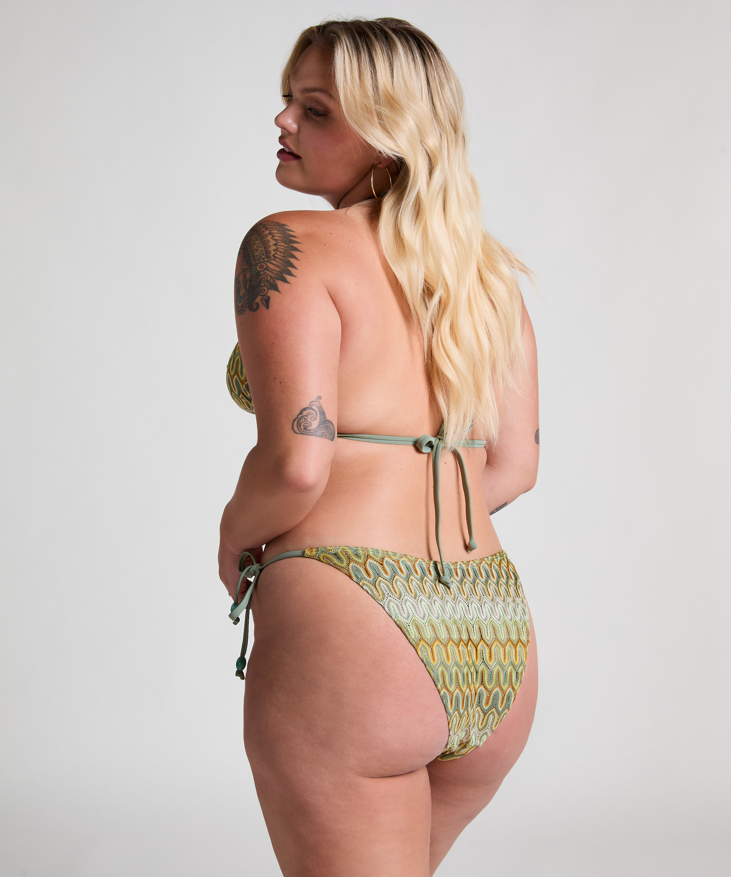 Top od bikini Cali Highleg, Zielony, main