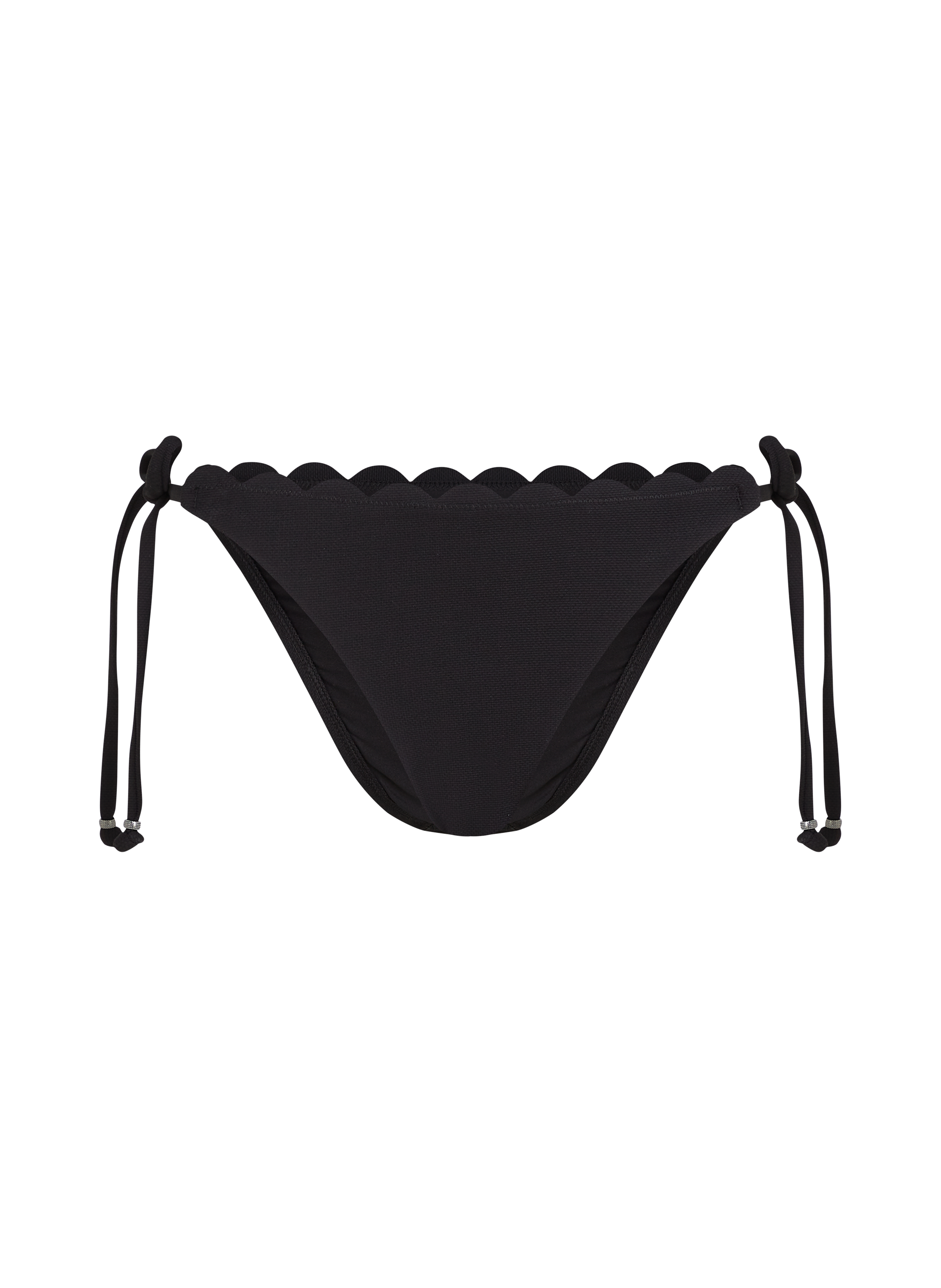 D&oacute;ł od bikini Scallop, Czarny, main