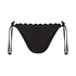 D&oacute;ł od bikini Scallop, Czarny