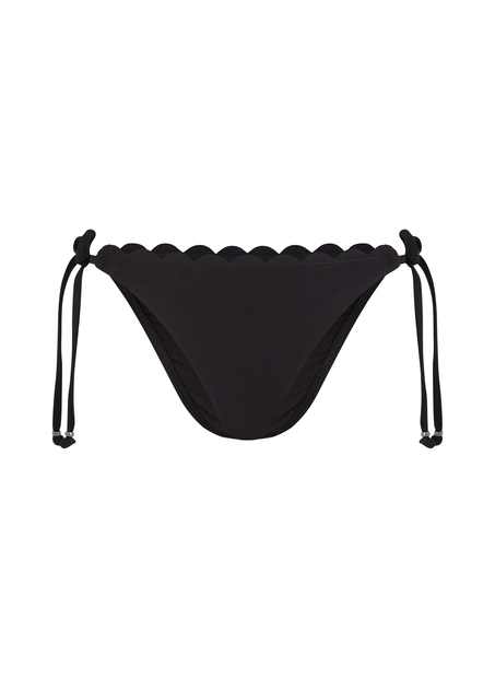 D&oacute;ł od bikini Scallop, Czarny