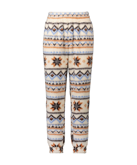 Polarowe spodnie, Biały