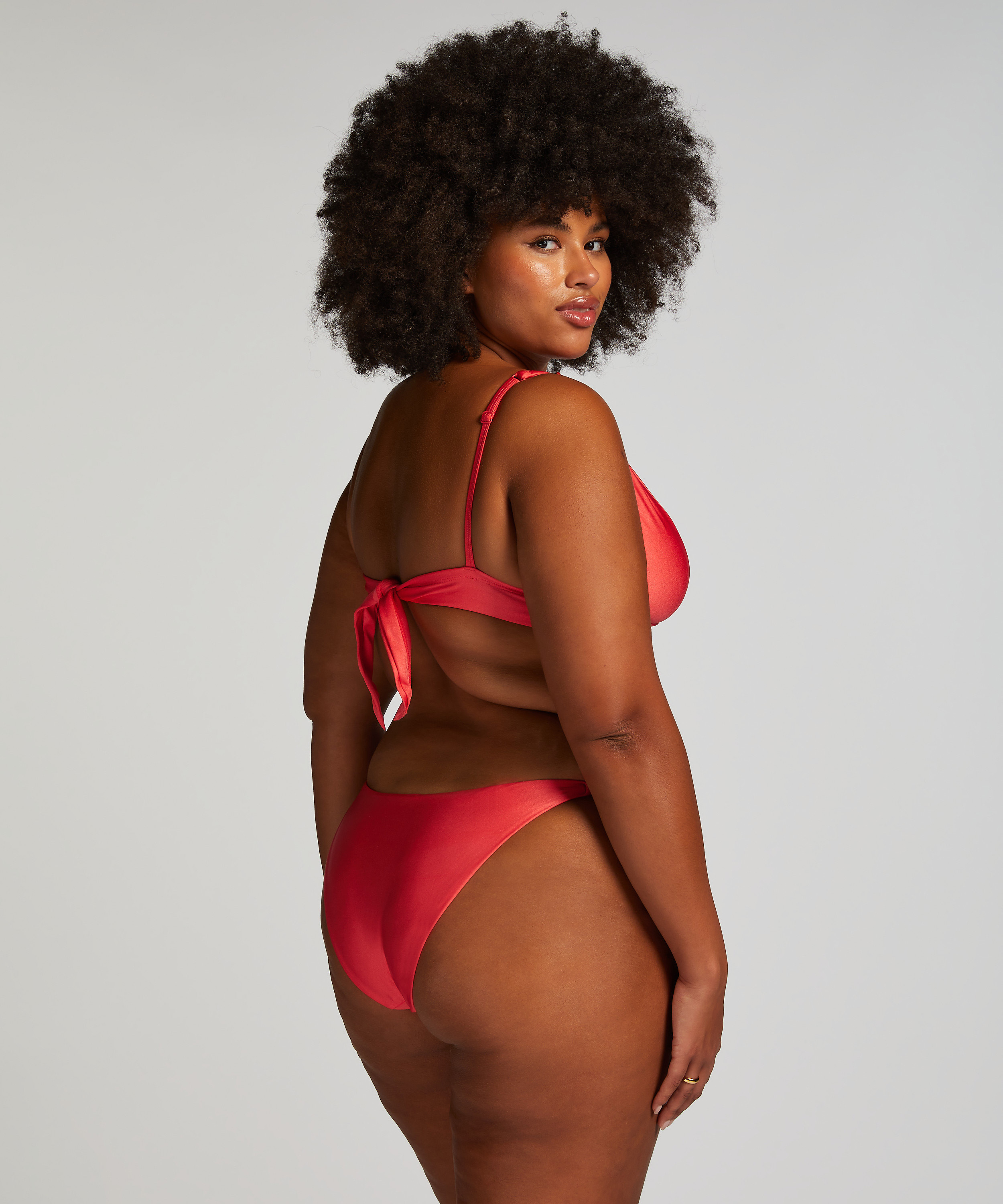 Majtki Bikini Cheeky Tanga Luxe, Czerwony, main