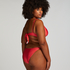 Majtki Bikini Cheeky Tanga Luxe, Czerwony