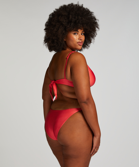 Majtki Bikini Cheeky Tanga Luxe, Czerwony