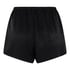 Satin Shorts Ayla, Czarny