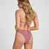 Wysokie Majtki Bikini Highleg Amalfi, Czerwony