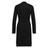 Modal Lace Bathrobe, Czarny