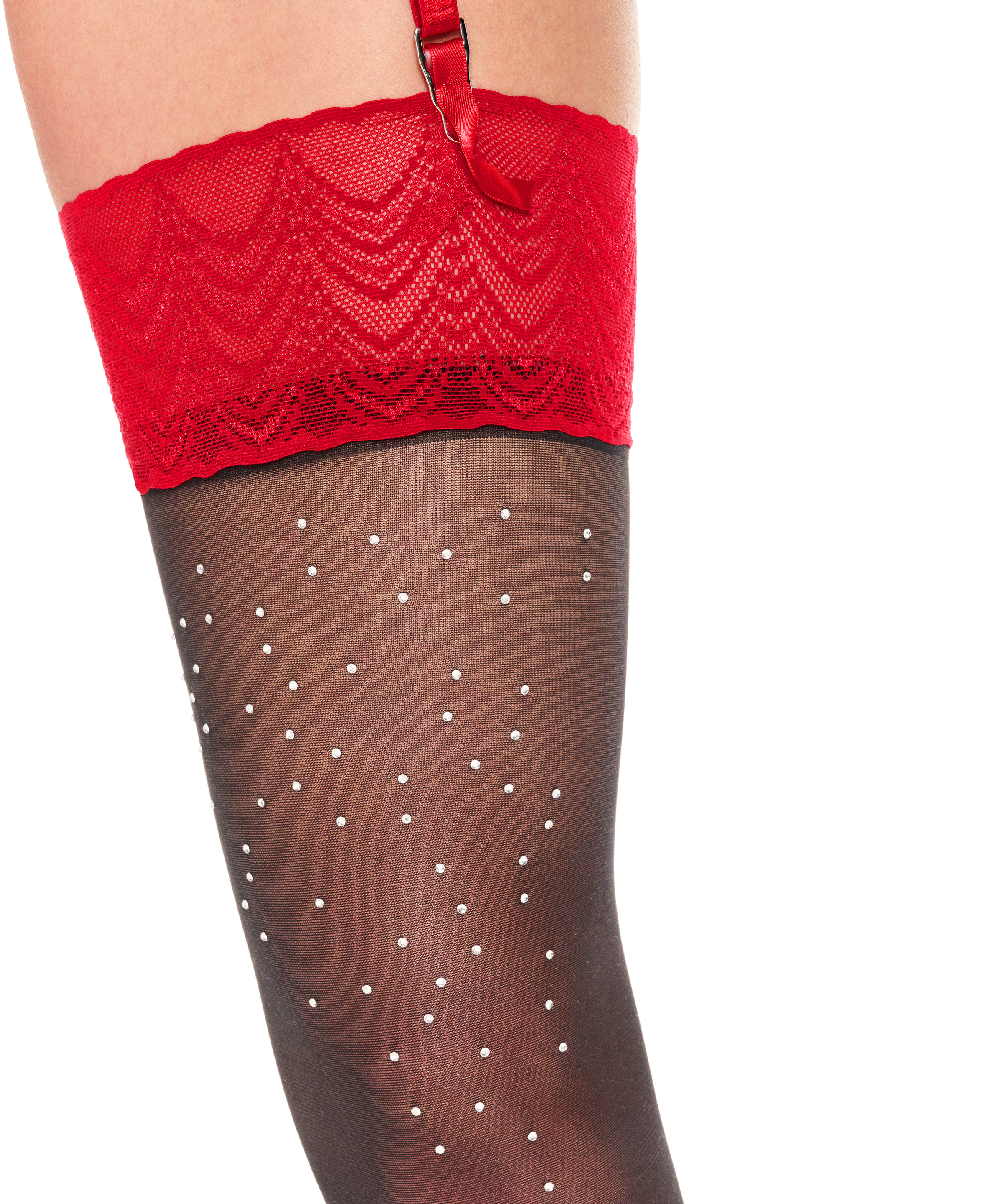 Pasy do pończoch Oceana, Czerwony, main