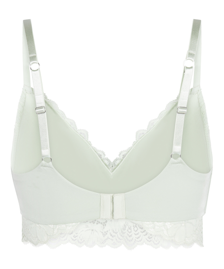 Biustonosz Dorothy usztywniany z fiszbinami, Zielony