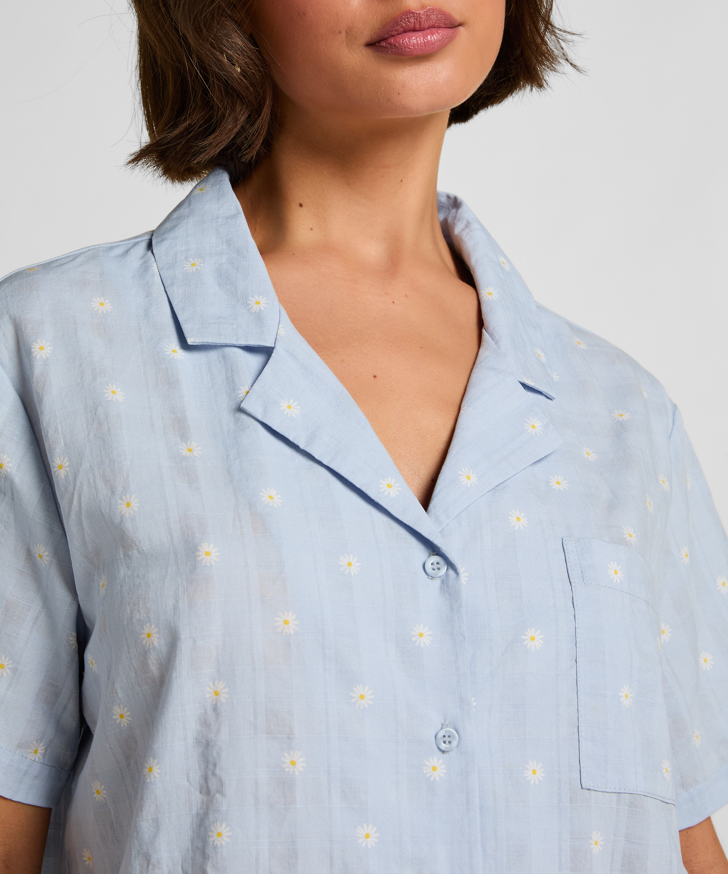 Jacket Woven, Niebieski, main