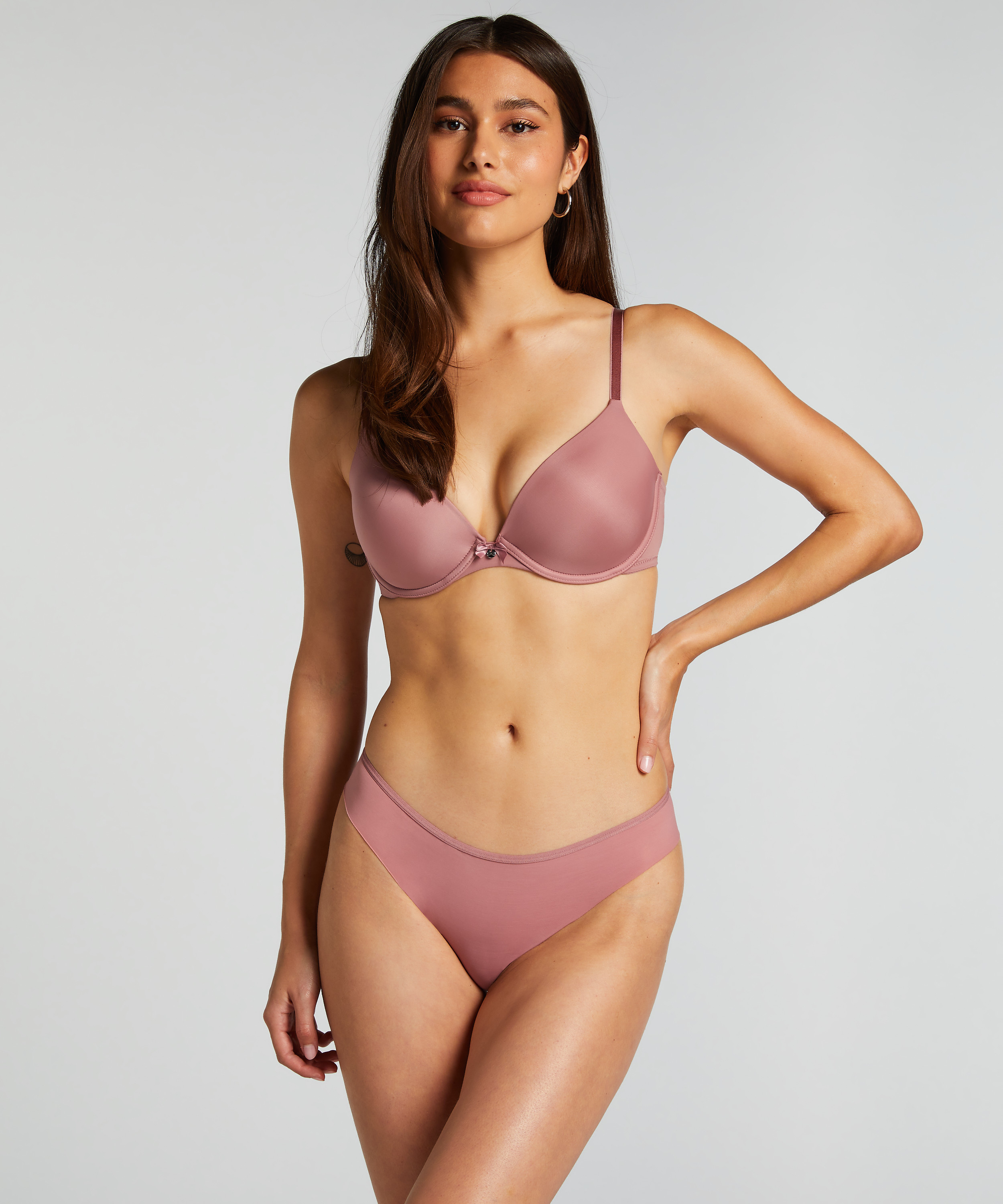Brazyliany Lace Back, R&oacute;żowy, main