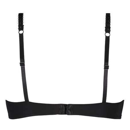 Usztywniany biustonosz z fiszbinami Maya, Czarny