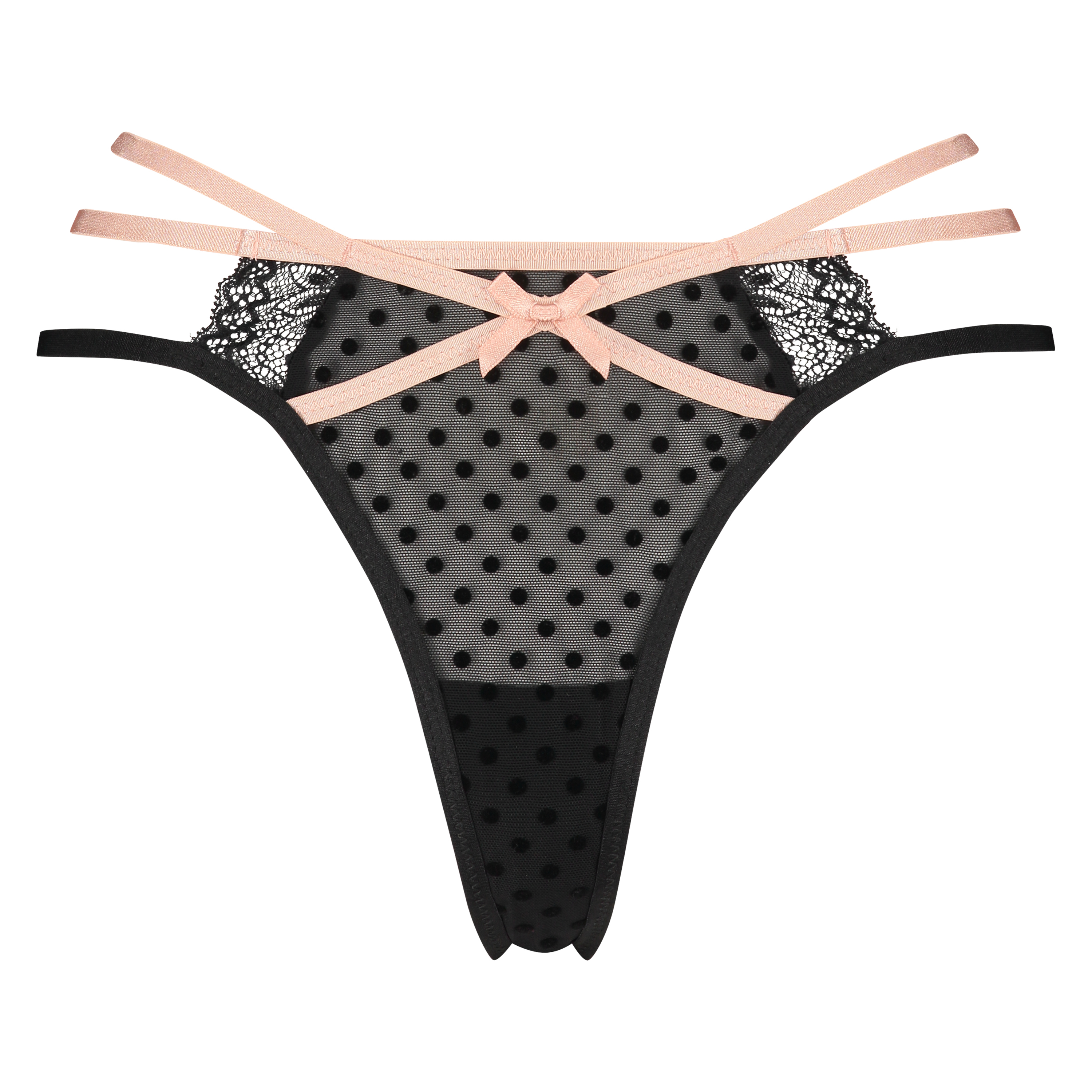 Sylvia thong, Czarny, main